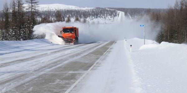 Похолодание и гололед ожидаются на федеральной трассе «Лена» в Якутии