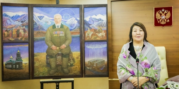 Картину «Портрет Николая Осиповича Кривошапкина» представили в Якутске