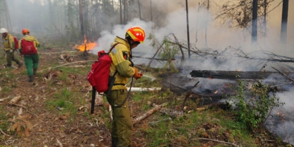 Три лесных пожара действуют в Якутии