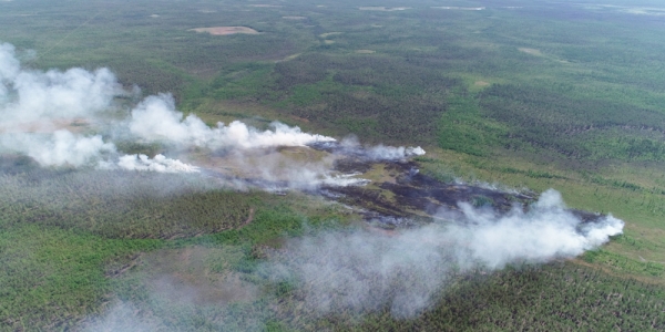 26 лесных пожаров действуют в Якутии 5 июня